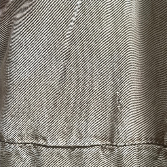 Pilcro The Painter Olive Green Utility Button Front Overalls Size 27 Soft Cozy - Picture 10 of 11